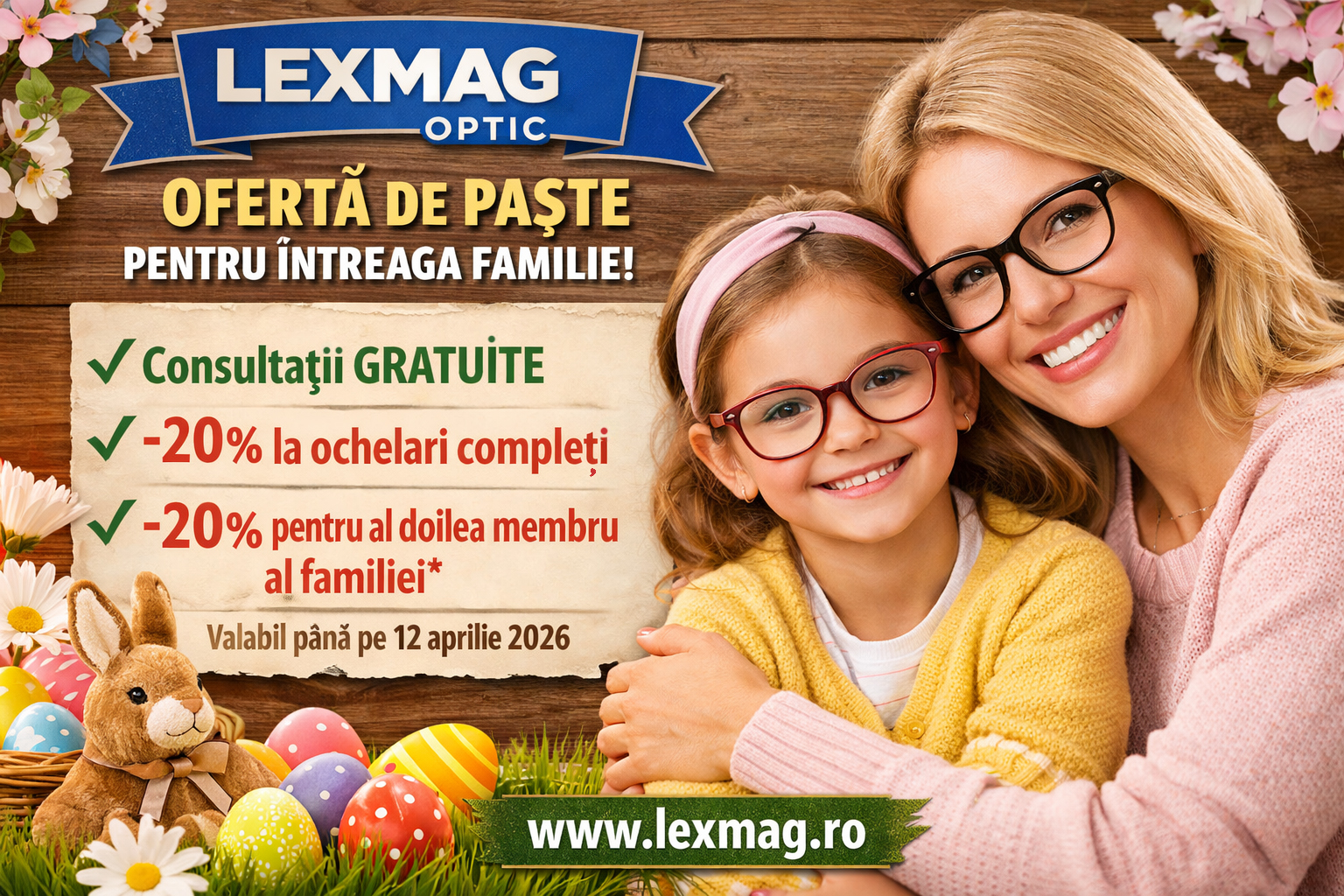 Oferta de Paste LEXMAG OPTIC pentru intreaga familie